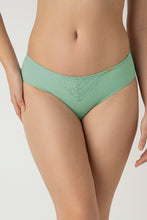 Load image into Gallery viewer, Amante Lace Elegance Bikini Panty - Aqua Foam 87701