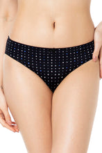 Load image into Gallery viewer, Amante Smooth Charm Bikini Panty - Black Dot Print 10606