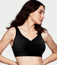 Load image into Gallery viewer, Enamor Innovations Invisi Encircle lift, Ultra smooth, Bonded, Slip-on, Women's T-Shirt Bra - Seamless, No-Pinch, No-Dig, Padded, Wirefree, High Coverage- IO01 (Black)