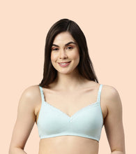Load image into Gallery viewer, Enamor Smoothening Women's Cotton Everyday Balconette T-Shirt Bra - All Day Comfort, Full Support, Padded, Wirefree, Medium-Coverage - A017