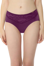Load image into Gallery viewer, Amante Elegant Lace Hipster Panty - Pickled Beet & Stucco 101201