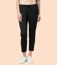 Load image into Gallery viewer, Enamor Athleisure Womens E068-Dry Fit Antimicrobial Mid Rise Smart Active Travel Pants