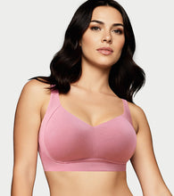 Load image into Gallery viewer, Enamor Innovations Bamboo Bliss, Everyday, Full Support, Women's T-Shirt Bra - Super Soft, Naturally Absorbent & Antimicrobial, Padded, Wirefree, High Coverage- A077 (Rose Blush)