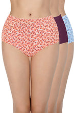 Load image into Gallery viewer, Amante 100% Cotton Full Brief Panty Pack (Pack of 3) - D026 - Multi