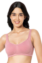 Load image into Gallery viewer, Amante Cotton Super Support Solid Non Padded Non-Wired Bra - Mesa Rose 93401
