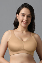 Load image into Gallery viewer, Amante Airy Padded Non-wired Support Bra - Sandalwood 93801