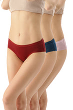 Load image into Gallery viewer, Amante Low Rise Solid Hipster (Pack of 3) 43001