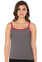 Load image into Gallery viewer, Amante Cotton Camisole - Steel Grey-Cerise 82401