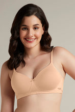 Load image into Gallery viewer, Amante Simply Soft Padded Non-Wired Cotton Bra - Sandalwood