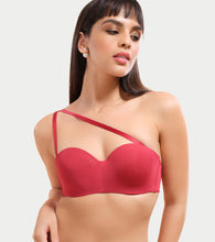 Load image into Gallery viewer, Enamor Strapless Multiway Styling Women's T-Shirt Bra - Padded, Wired, Medium Coverage - F074 (Available in Plus Sizes) (Bossanova)