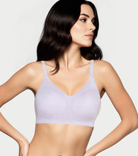Load image into Gallery viewer, Enamor Invisi Bonded Fixed Cup Shimmer Dot T-Shirt Bra, Padded, Wire Free, Seam Free Fit - IO12 (Lilac Rizz)