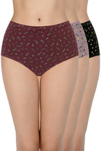 Load image into Gallery viewer, Amante Printed High Rise Full Brief (Pack of 3) 53105