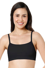Load image into Gallery viewer, Amante Solid Non Padded Non-Wired Cami Bra - Black 89901
