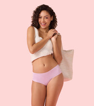 Load image into Gallery viewer, Enamor PH40 Innovations Invisi, All Day Comfort, Mid Waist Hipster Panty for Women - No Visible Panty Lines, Sweat wicking, Free Cut, Full Coverage - Pack of 1 (Fair Orchid)