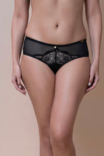 Load image into Gallery viewer, Amante Amore Lace Hipster - Black 09401