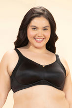 Load image into Gallery viewer, Amante Elegant Support Non-Padded Wired Bra - Black 104101