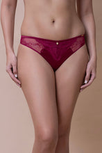 Load image into Gallery viewer, Amante Amore Lace Thong - Anemone 09501
