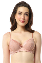 Load image into Gallery viewer, Amante Eternal Bliss Padded Wired Demi Bra - Mellow Rose 95201