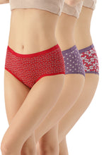 Load image into Gallery viewer, Amante Full Brief Printed Panty (Pack of 3) 53101