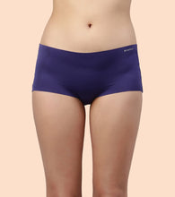 Load image into Gallery viewer, Enamor PS40 Innovations Invisi, All Day Comfort, Mid Waist Boyshorts Panty for Women - No Visible Panty Lines, Breathable, Sweat wicking, Free Cut, Full Coverage - Pack of 1 (Greek Blue)
