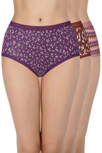 Load image into Gallery viewer, Amante Printed Full Brief Panty (Pack of 3) - C513 53101