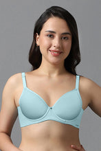 Load image into Gallery viewer, Amante Airy Padded Wired Bra - Porcelain Blue 93901
