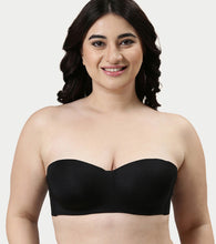 Load image into Gallery viewer, Enamor Strapless Multiway Styling Women's T-Shirt Bra - Padded, Wired, Medium Coverage - F074 (Available in Plus Sizes) (Black)
