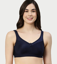 Load image into Gallery viewer, Enamor Hidden X-Frame and Smoothening Women's Full Support Everyday Bra - Jiggle control, Non Padded, Wirefree, Full Coverage - FB12 (Available in Plus sizes) (Eclipse)