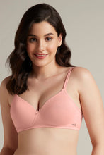 Load image into Gallery viewer, Amante Simply Soft Padded Non-Wired Cotton Bra - Impatiens Pink
