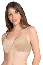 Load image into Gallery viewer, Amante Lace Dream Padded Wired Lace Bra - Sesame_Sndlwd 82701
