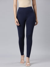Load image into Gallery viewer, Go Colors Navy Ponte Smart Fit Leggings