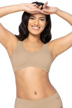 Load image into Gallery viewer, Amante Invisi Padded Non-Wired Effortless Bralette - Hazelnut 102401