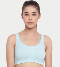 Load image into Gallery viewer, Enamor Low Impact Women's Cotton Everyday Sports Bra - All Day Comfort, Non Padded, Wirefree, High Coverage - SB06 (Capri Melange)