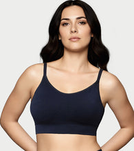 Load image into Gallery viewer, Enamor Innovations Flexi Free Ultra Smoothening Seamless Women's T-Shirt Bra - No-Pinch, Padded, Wirefree, Full Coverage - F037 (Lisbon Blue) (Lisbon Blue)
