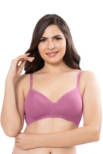Load image into Gallery viewer, Amante Cotton Casuals Padded Non-Wired Solid T-Shirt Bra - Malaga 10202