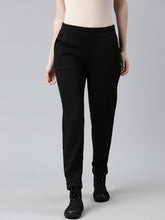 Load image into Gallery viewer, Go Colors Black Fleece Ultra Warm Tregging