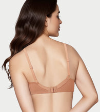 Load image into Gallery viewer, Enamor Innovations Bamboo Bliss, Plunge, Super Soft, Women's everyday T-Shirt Bra - Naturally Absorbent & Antimicrobial, Padded, Wirefree, High Coverage- IO05 (Honey Beige)