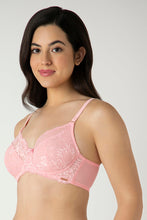 Load image into Gallery viewer, Amante Luxe Support Non-Padded Wired Bra - Rose Elegance 101601