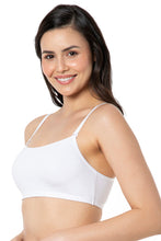 Load image into Gallery viewer, Amante Solid Non Padded Non-Wired Cami Bra - White 89901
