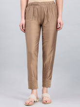 Load image into Gallery viewer, Go Colors Modal Gold Festive Metallic Pants