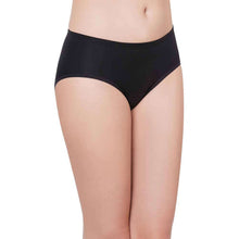 Load image into Gallery viewer, Wacoal Hygieni Mid Waist Full Coverage Day Wear High Absorbency Period Panty - Black WU5050