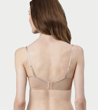 Load image into Gallery viewer, Enamor Innovations Ecolite, Smoother Perfect Lift Women's T-Shirt Bra - Crush Proof Cups, Padded, Wired, High Coverage - F057 (Honey Beige)
