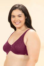 Load image into Gallery viewer, Amante Sophistique Bliss Non-Padded Wired Minimizer Bra - Purple Potion