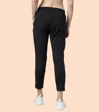 Load image into Gallery viewer, Enamor Athleisure Womens E068-Dry Fit Antimicrobial Mid Rise Smart Active Travel Pants
