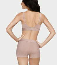 Load image into Gallery viewer, Enamor The Flex Boyshorts for Women Mid-Rise, Full Back Coverage, Moisture Absorbency, Cotton Everyday Panty - SMP01 (Cafe Latte)