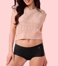 Load image into Gallery viewer, Enamor PS40 Innovations Invisi, All Day Comfort, Mid Waist Boyshorts Panty for Women - No Visible Panty Lines, Breathable, Sweat wicking, Free Cut, Full Coverage - Pack of 1 (Jet Black)