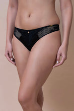 Load image into Gallery viewer, Amante Amore Lace Thong - Black 09501