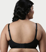 Load image into Gallery viewer, Enamor Innovations Transform Women's Full Support Minimizer Bra - Smoothening and Breathable Non Padded, Wired, Full Coverage - F124 (Available in Plus Sizes) (Black)