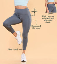 Load image into Gallery viewer, Enamor A605 Basic Workout Legging Dry Fit High Waist Basic Workout Leggings