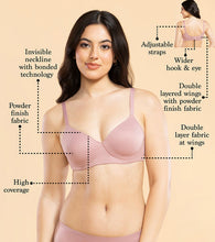 Load image into Gallery viewer, Enamor F123 Air-Brush Soft Perfect Lift Bra with Versatile U-Shape Back